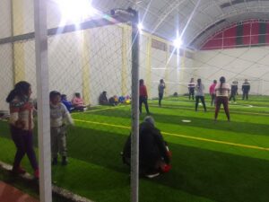 Cancha de futbol y volley «EL AVELINO» — foto