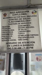 Centro de salud Las Esmeraldas — foto