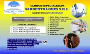 Clínica Especializada Sargento Lores SRL — foto