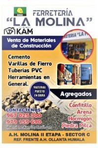 FERRETERIA LA MOLINA – MATERIALES DE CONSTRUCCION ALQUILER DE RETROEXCAVADORA MINICARGADOR — foto