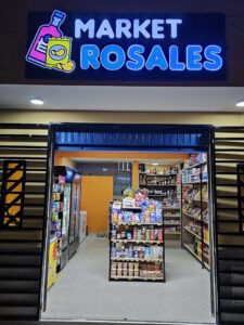 Market rosales, licoreria, Agente BCP — foto